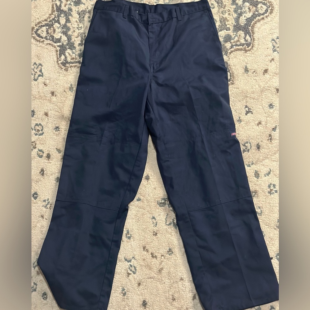 Blue Dickies Cargo Pants with Relaxed Fit and Durable Fabric